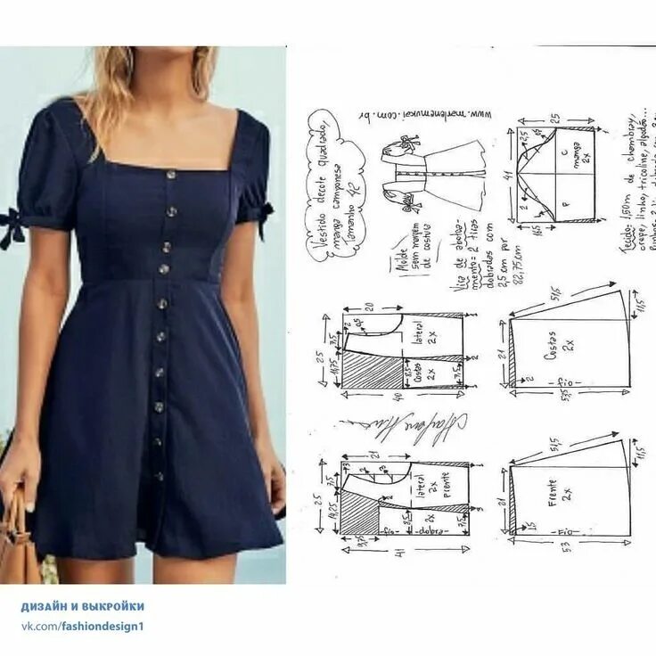 Платья фасоны выкроек фото Дизайн одежды, выкройки и шитье Patrones de vestido de costura, Confección de ro