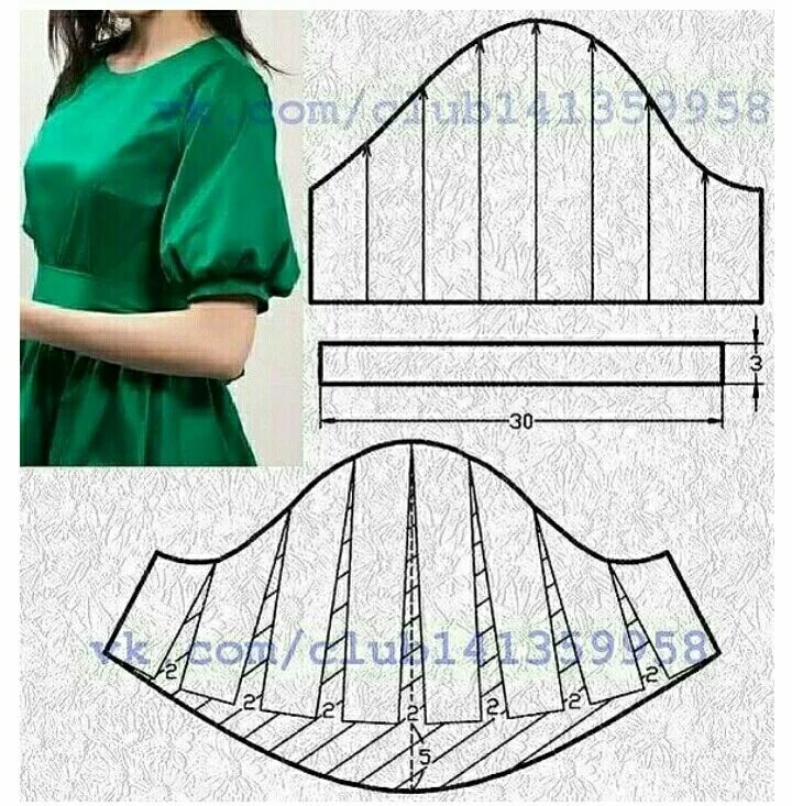 Платья фонарик рукава женские выкройка Pin de Carolbae amolef en costuras Patrones de costura, Patrón de costura de blu