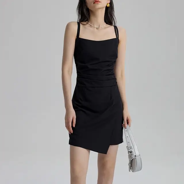 Платья фонарики фото Необычная плиссированная юбка-фонарик, женское летнее приталенное платье с поясо