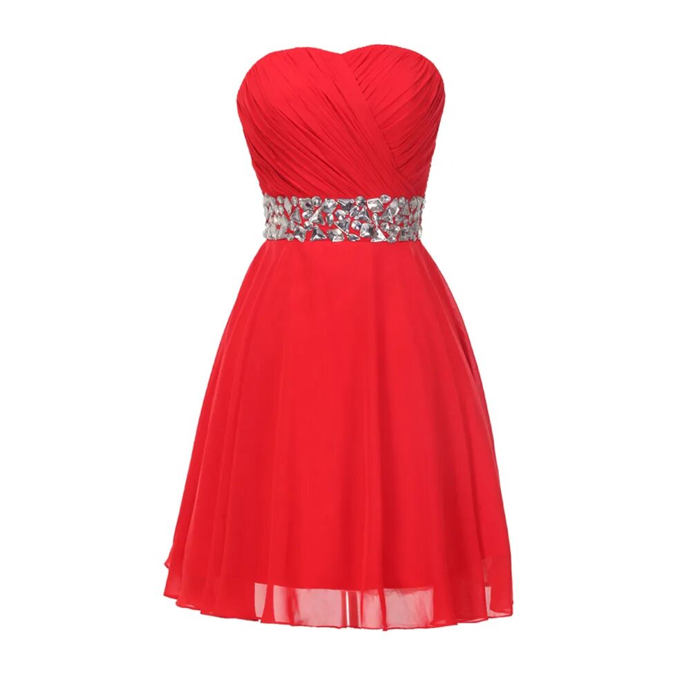 Платья фото короткие без девушек Купить сексуальная Грейс Карин красный/синий бисером короткие платья шифон дешев