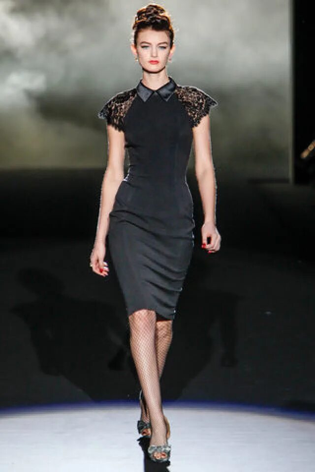 Платья фото новинки Badgley Mischka F/W RTW'13 Fashion, Fashion show, Black dress