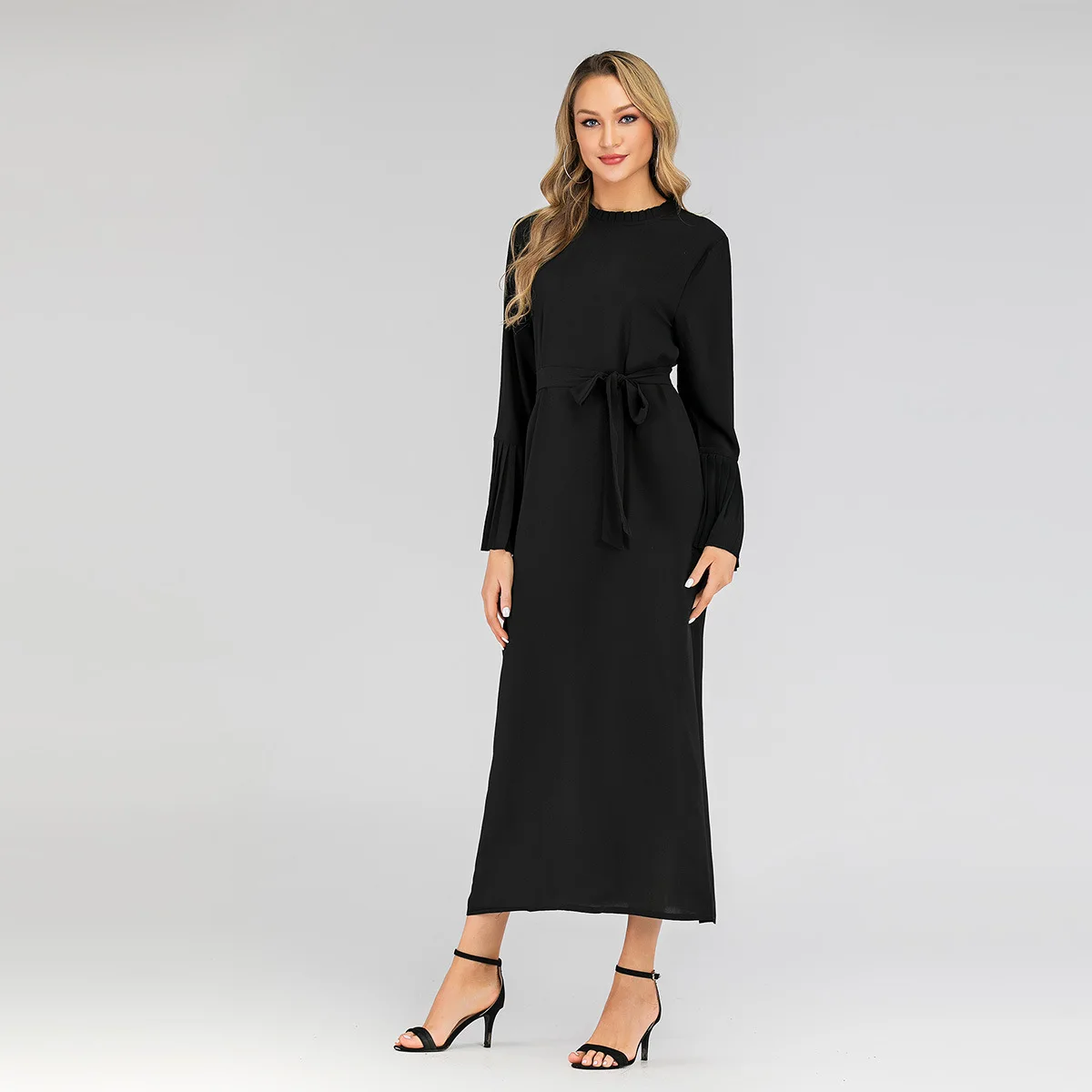 Платья фото цена уфа Купить 2019 модные женские туфли мусульманские элегантные Клубные вечерние плать