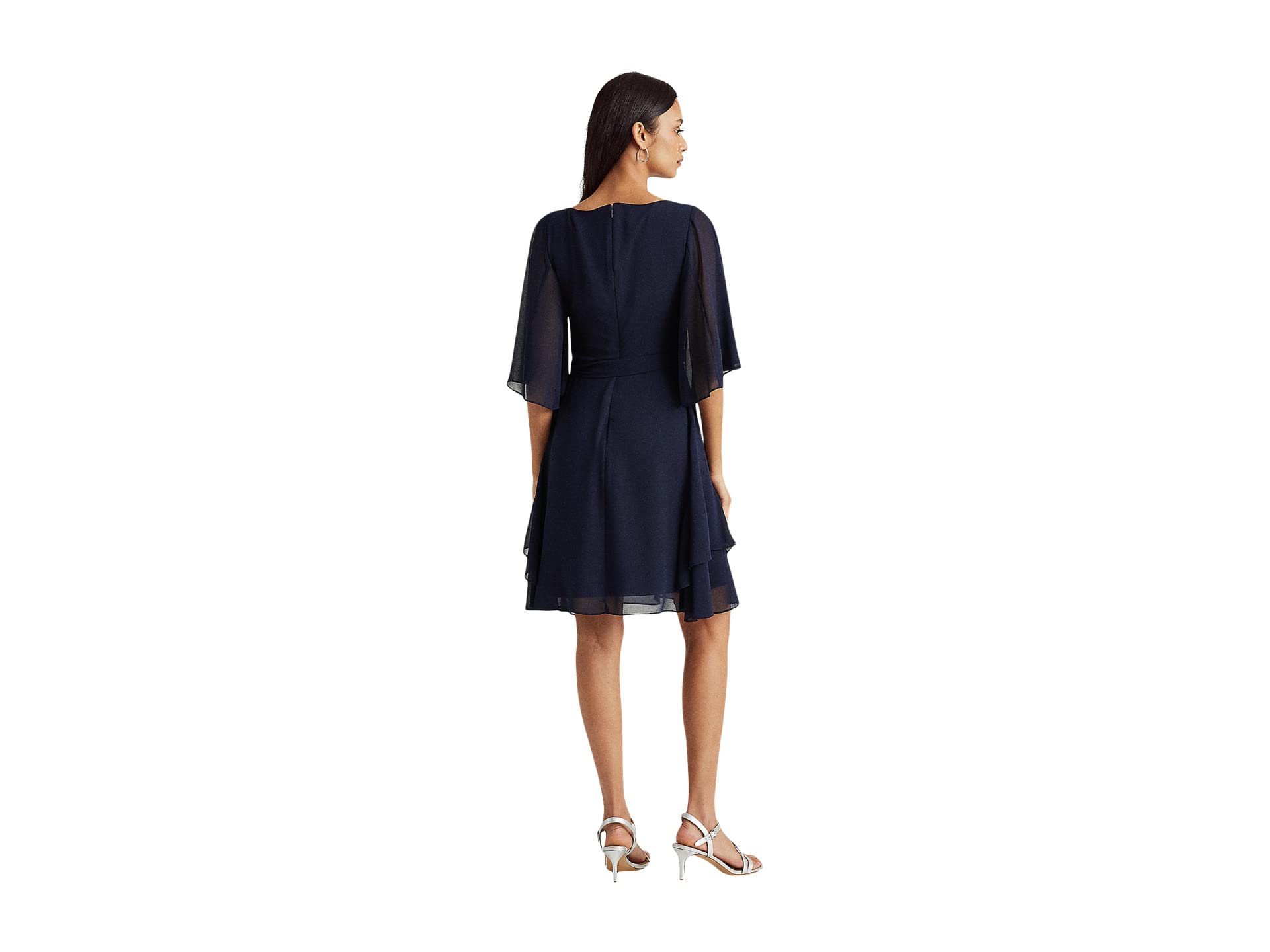 Платья фото цена уфа Заказать Платья Коктейльное платье из жоржета с оборками Ralph Lauren, цвет - cи