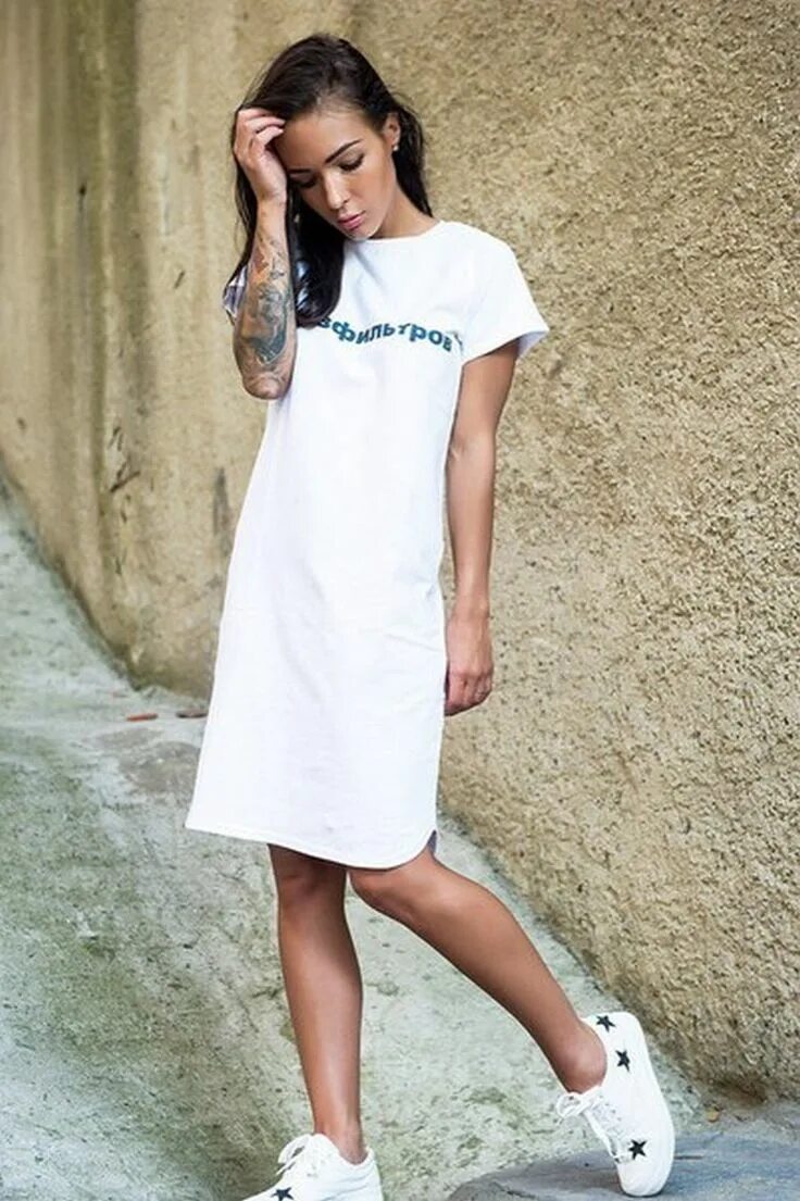 Платья футболки фото Картинки по запросу платье футболка Модные платья, Платья и Платья футболки