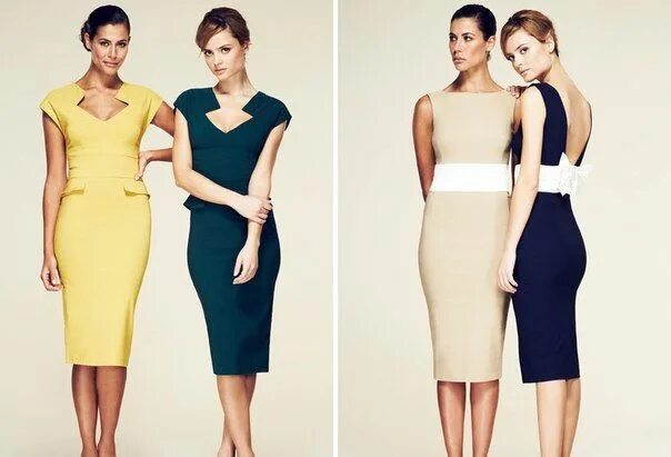 Платья футляр 2024 модные тенденции Модные офисные платья весна-лето 2020 фото (с изображениями) Платья, Повседневны