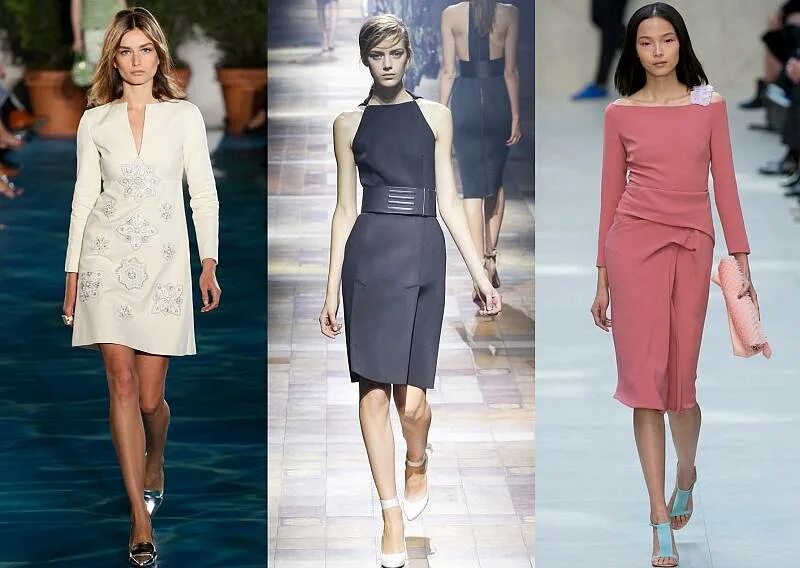 Платья футляр 2024 модные тенденции Модные офисные платья