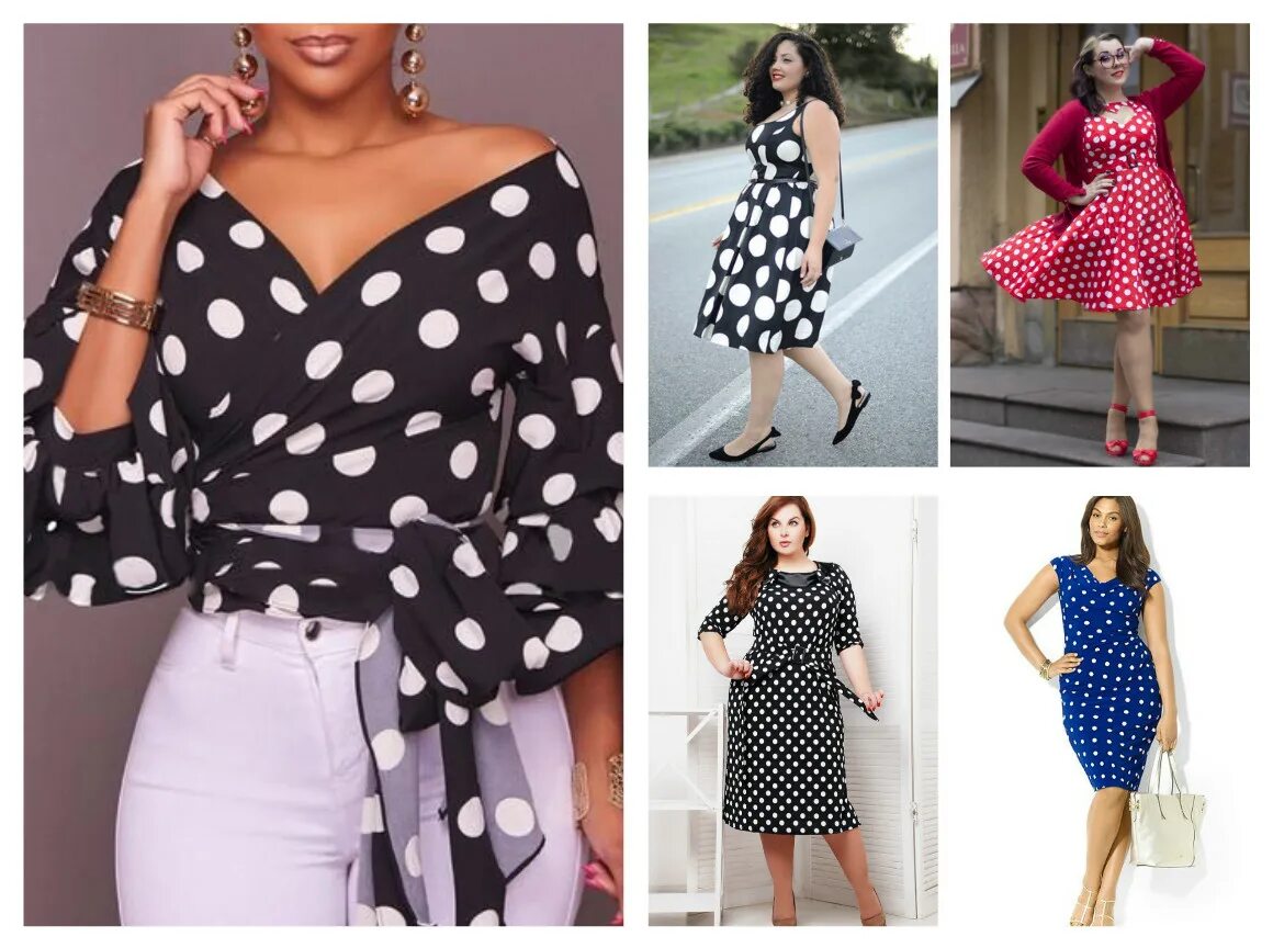 Платья горошек фото Горошек в моде фото Duhi-Queen.ru