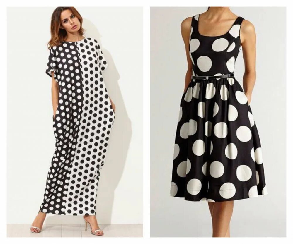 Платья горошек фото Модели платьев в горох Каталог одежды Dress-m.ru