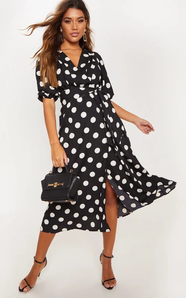 Платья горошек фото Платье в горошек миди фото JuliCake.ru