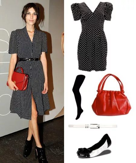 Платья горошками с чем одеть Платье в горошек: Группа Мода и стиль