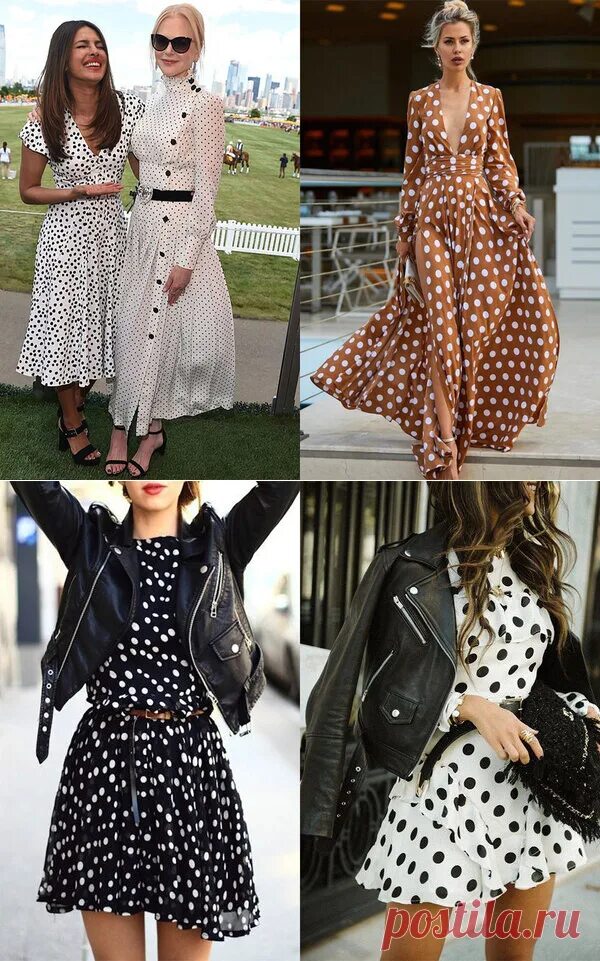 Платья горошками с чем одеть Платья в горошек - вневременной хит! Как и с чем носить горошек, чтобы с ВЫБОР С