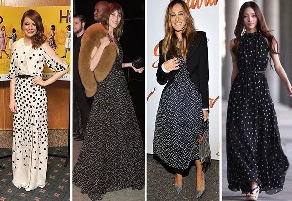 Платья горошками с чем одеть С Чем Носить Платье В Горошек Длинное - Vdresse.ru