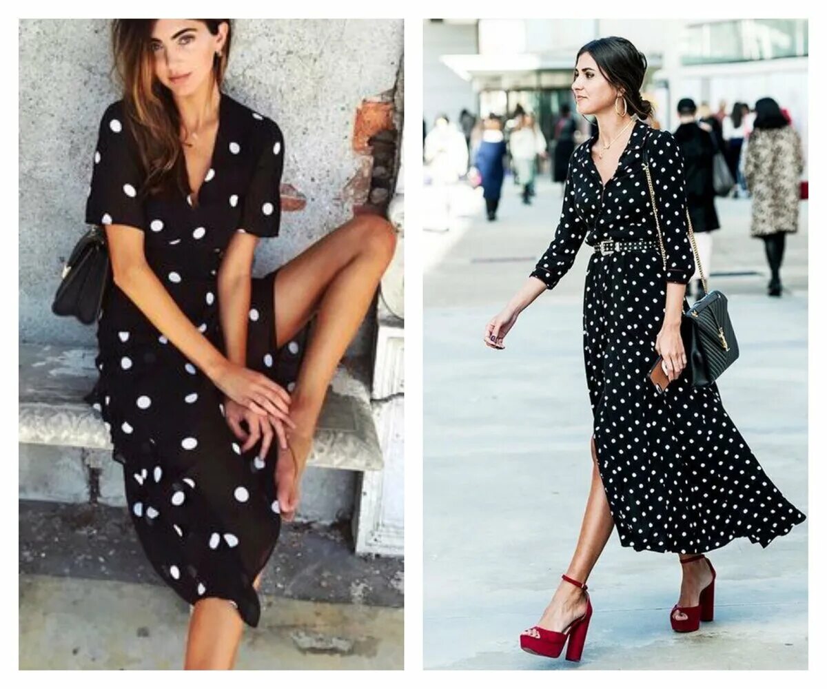 Платья горошками с чем одеть Французский шик: 6 интересных идей, как носить вещи в горошек Fashion Channel Дз