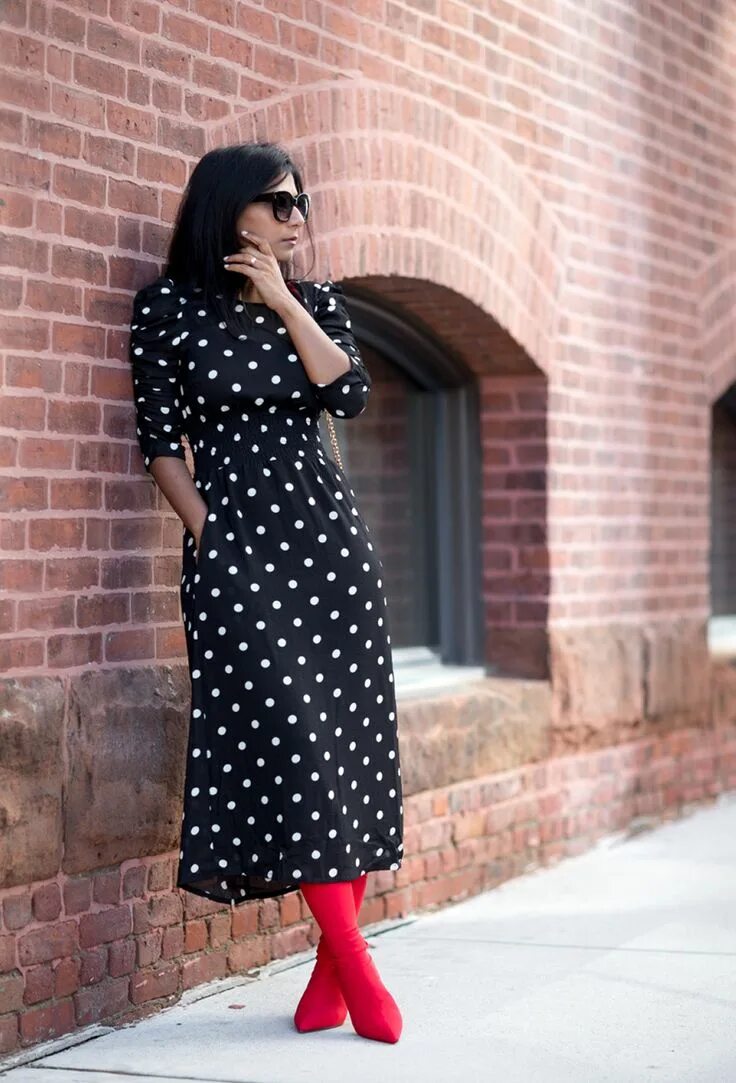 Платья горошками с чем одеть Tendência Poá - Estampa de Bolinhas - Comer Blogar e Amar Roupas elegantes de ou