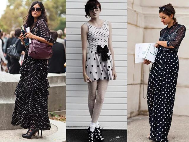 Платья горошками с чем одеть Как и с чем носить вещи в горошек? - 2womans.ru