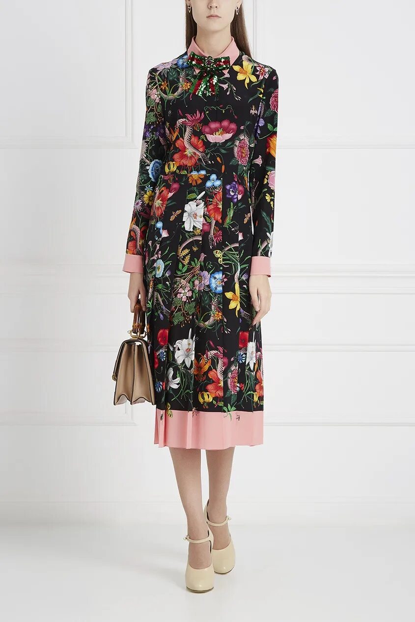 Платья гуччи фото Шелковое платье gucci SPORTLE