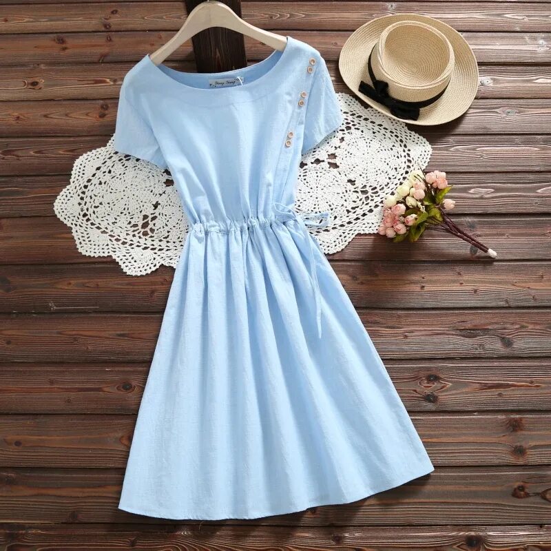 Платья хлопок фото Озон хлопковые платья - найдено 88 фото