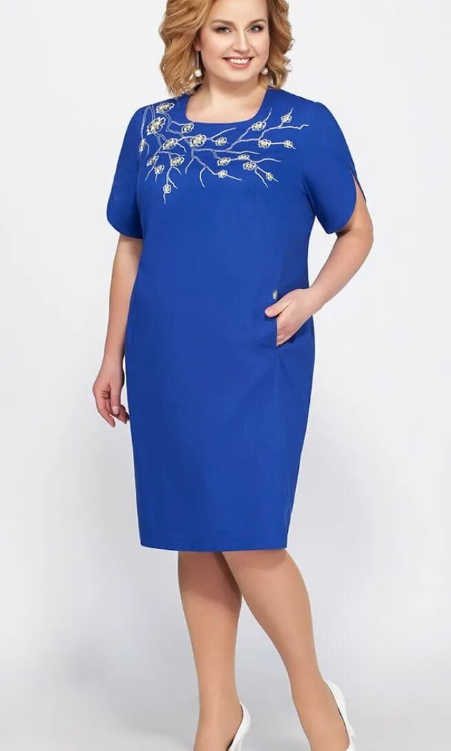 Платья интернет магазин фото и цены Платье LaKona 1198 василек - женская одежда из Белоруссии