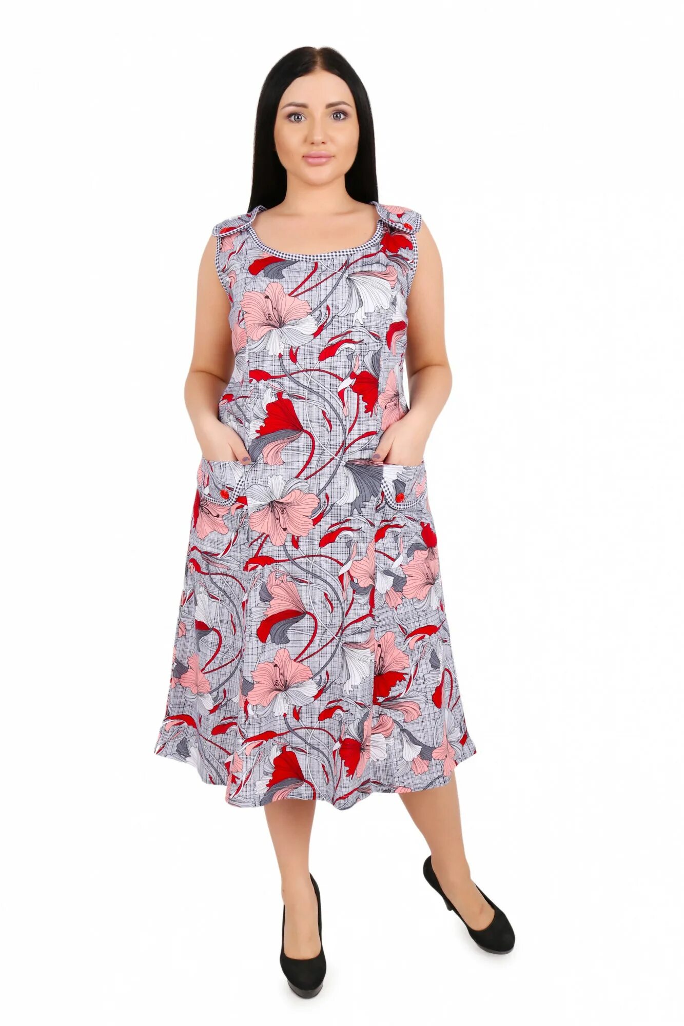 Платья иваново фото Купить Сарафан Тома м-241 лилии в интернет-магазине Дарина