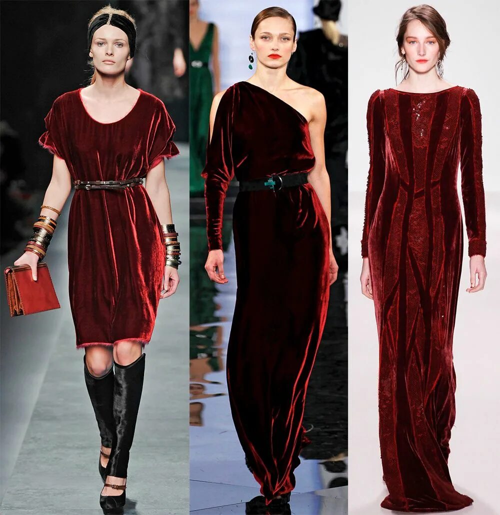 Платья из бархата фото Советы по раскрою и пошиву бархата Бархатные платья, Наряды, Платья