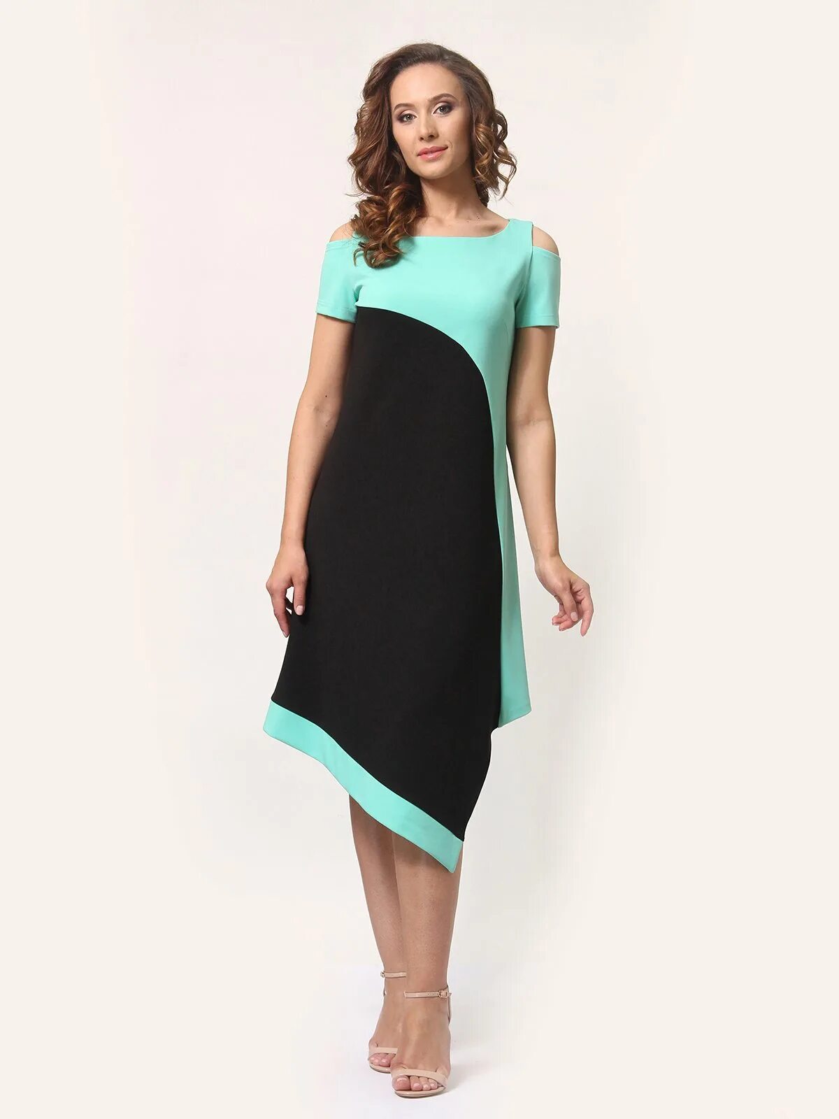 Платья из двух тканей фасоны фото Модели комбинированных платьев каталог Tim-Market.ru