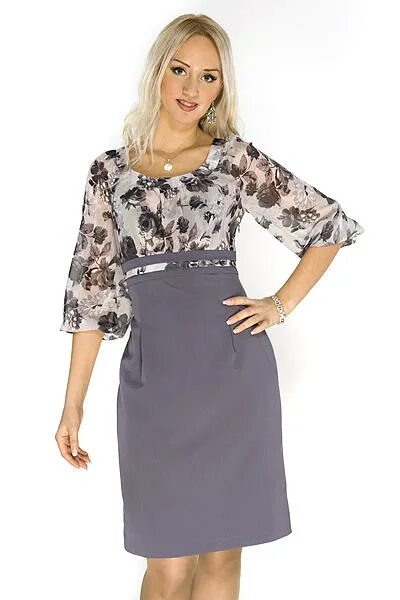 Платья из двух тканей фасоны фото Платье (227-1) Последние новинки( новинки в низу).. Одежда для женщин