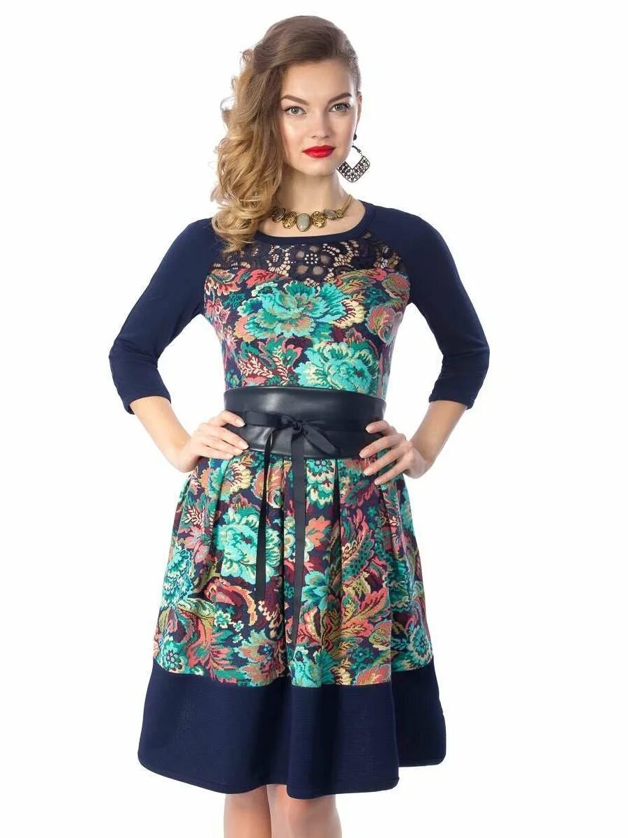 Платья из двух тканей фасоны фото Комбинированные платья из разных тканей (58 фото)