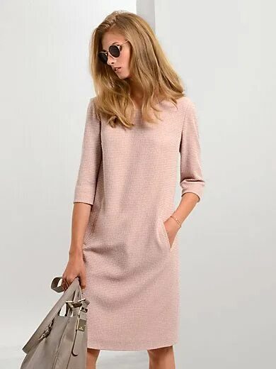 Платья из джерси модные тенденции 2024 Pin op 패션