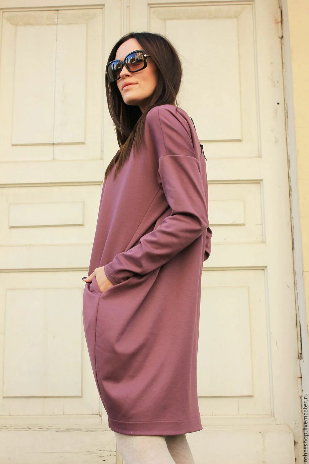 Платья из джерси модные тенденции Платье Furia Ashy Rose - заказать на Ярмарке Мастеров - 7AJFFRU Платья, Москва