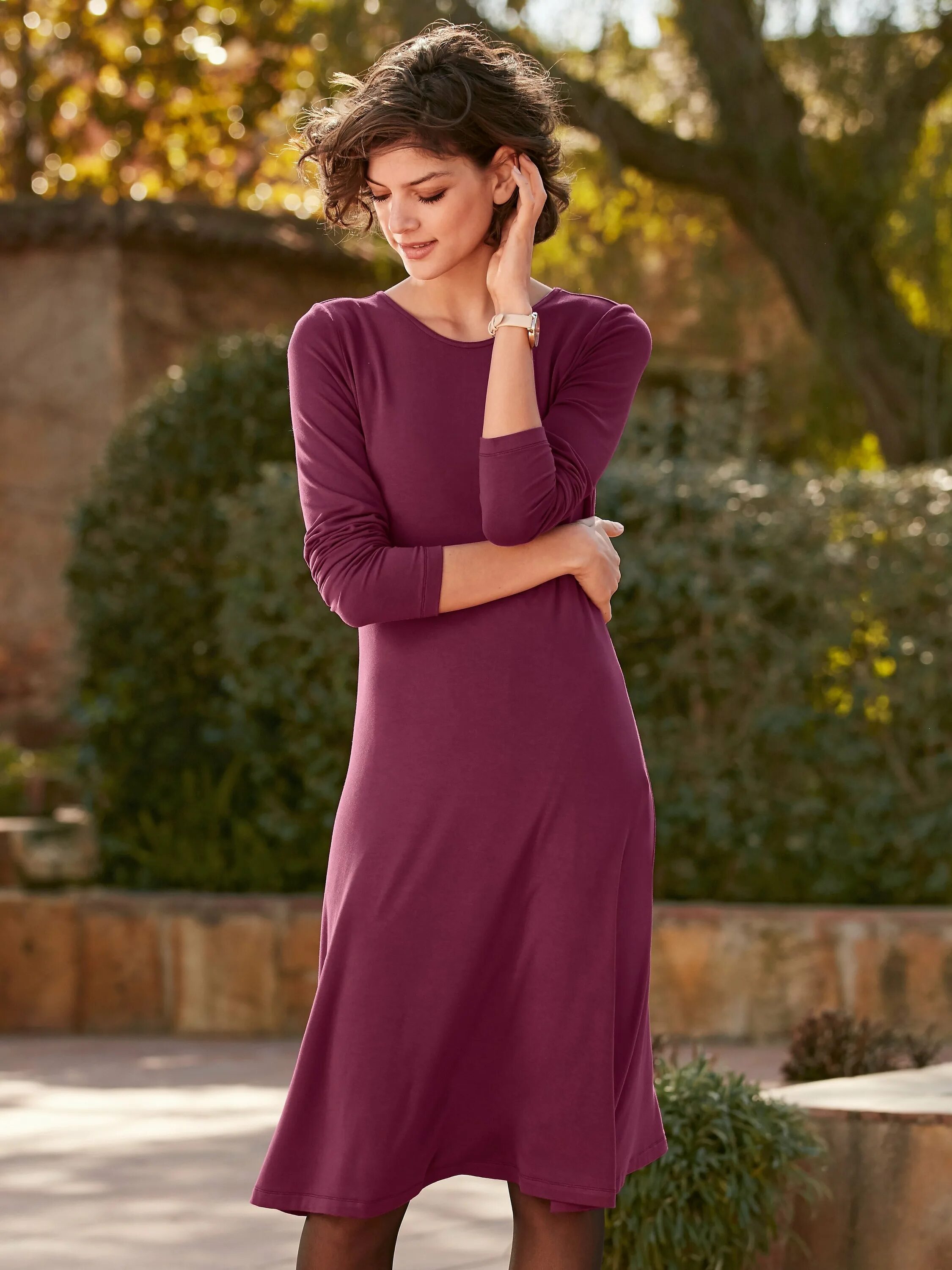 Платья из джерси модные тенденции Платье джерси фото: найдено 89 картинок