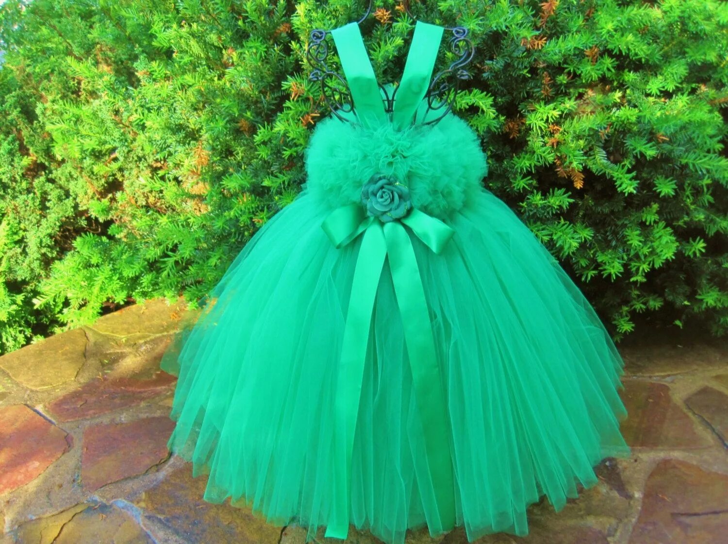 Платья из фатина фото Tutu Dress KELLY GREEN ROSE Bit of Fluff Stretch by ElsaSieron, $65.00 Girl gree