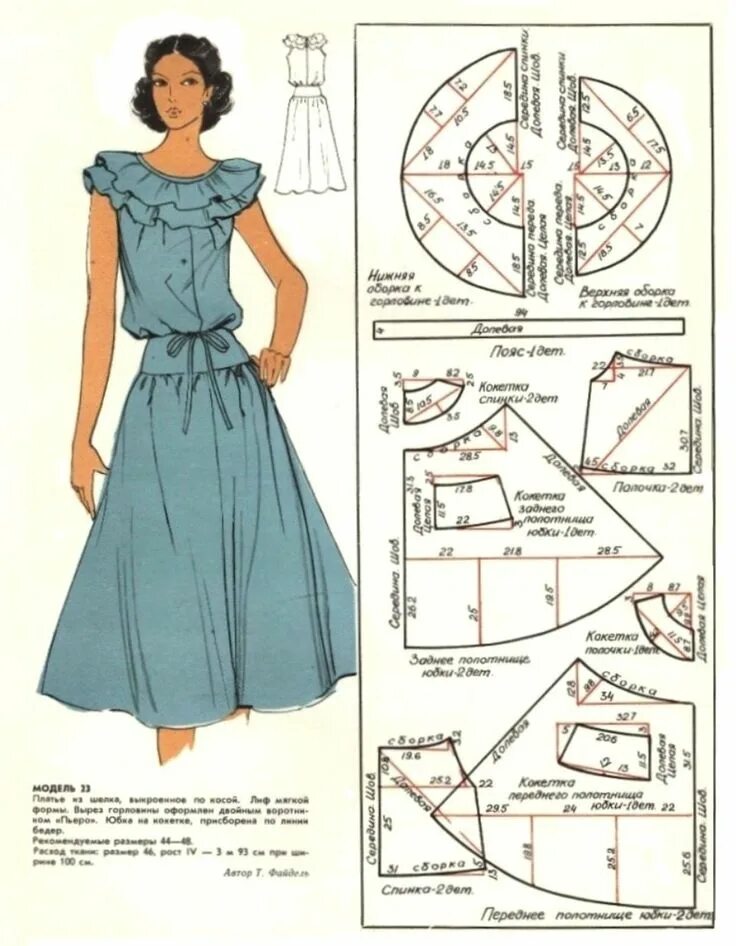 Платья из фильмов выкройки Ретро-выкройки из разных изданий прошлых лет.. АТЕЛЬЕ Deva: выкройки/ шитье/ диз
