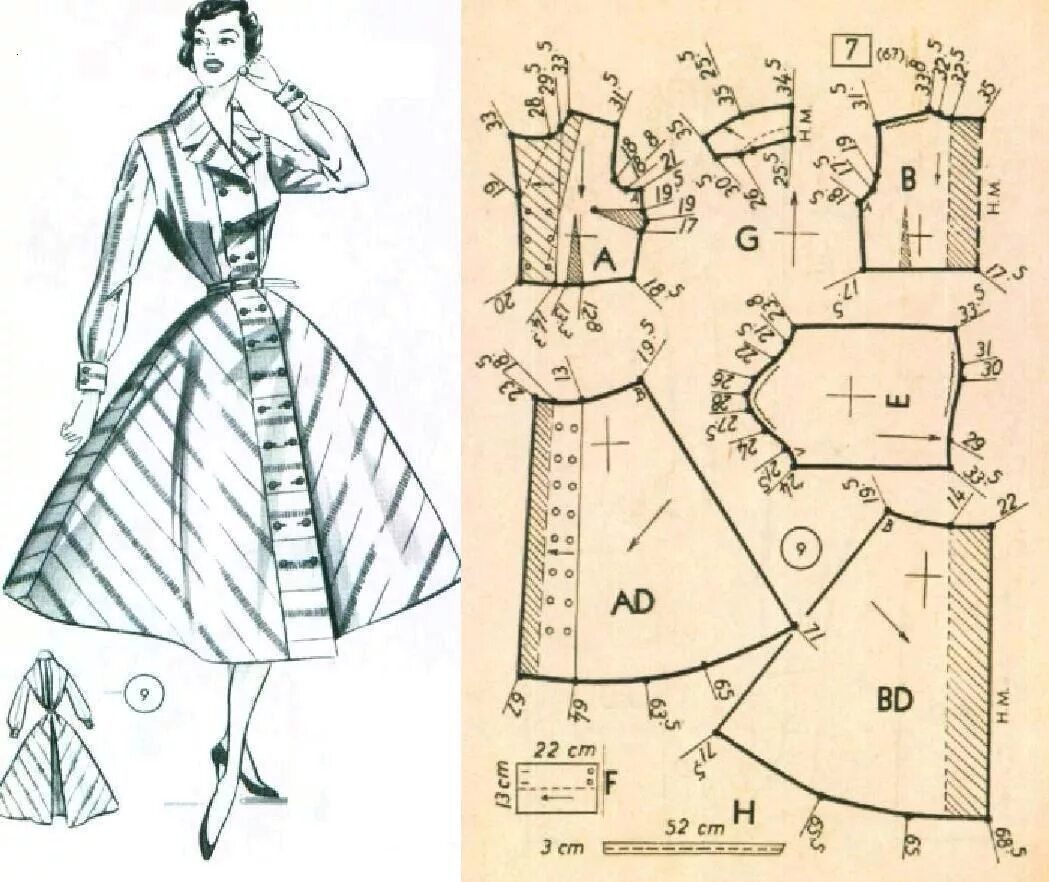 Платья из фильмов выкройки Пин от пользователя Irina на доске Выкройки. Лучевой крой. 2 часть. Винтажные шв