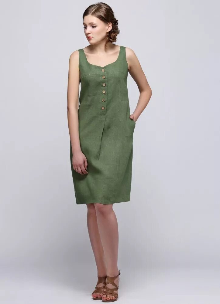 Платья из льна фасоны фото Платье льняное женское: найдено 89 картинок