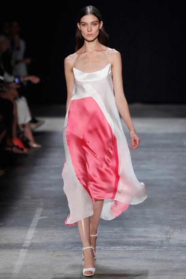 Платья из шелка 2024 модные тенденции Slipdress by Narciso Rodriguez - Vogue's Spring Guide 2013 Catwalk dress, Americ