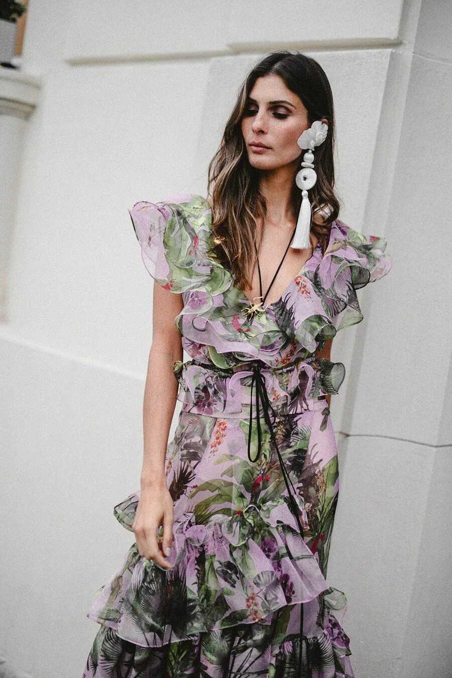 Платья из шифона 2024 модные фото Johanna Ortiz Spring 2018 Ready-to-Wear collection, runway looks, beauty, models