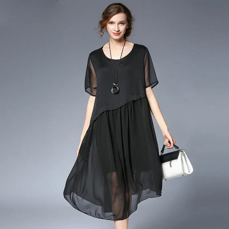 Платья из шифона 2024 модные фото Красивые шифоновые платья для женщин: найдено 90 картинок