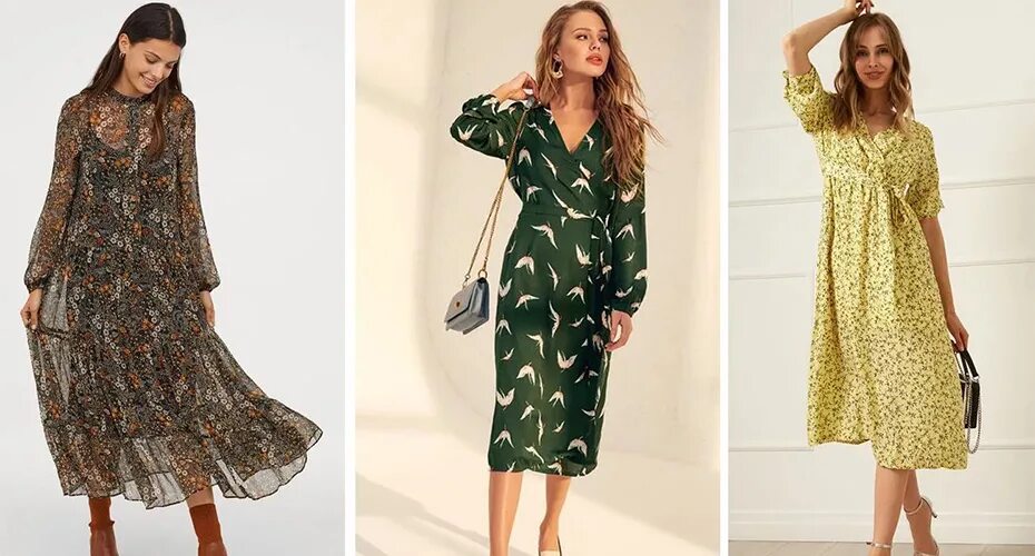 Платья из шифона 2024 модные фото Летний гардероб - полезные статьи и новости моды