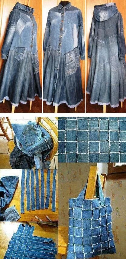 Платья из старых джинсов своими руками фото Одежда Из Старых Джинсов Своими Руками Фото - Karevaphoto.ru