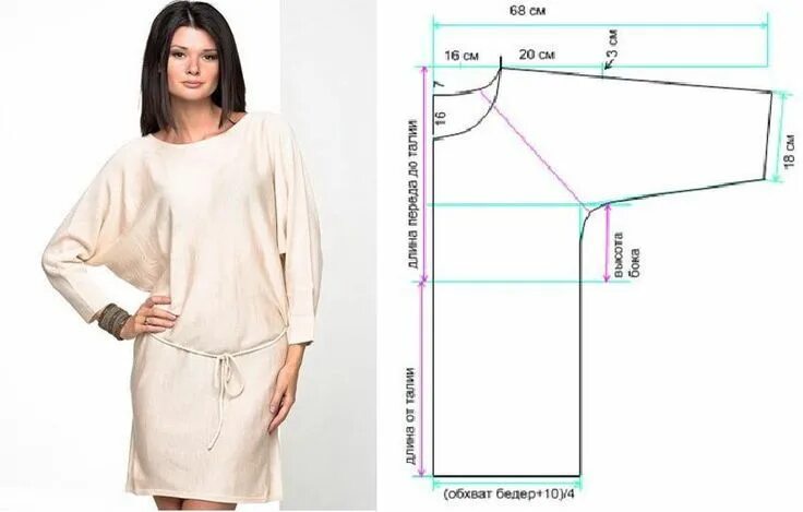 Платья из трикотажа без выкройки ManualidadesYA - Nino Dikiş patronları, Dikiş ve Desenler