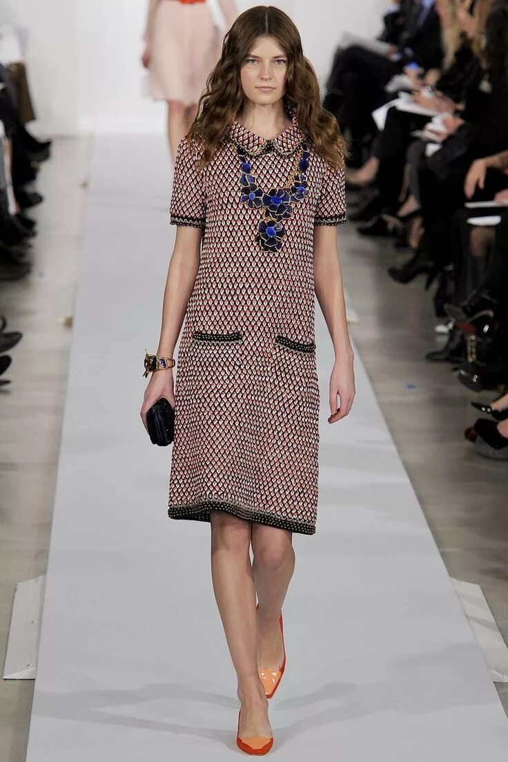 Платья из твида 2024 модные тенденции Пин на доске Oscar de la Renta Твидовое платье, Наряды, Платья