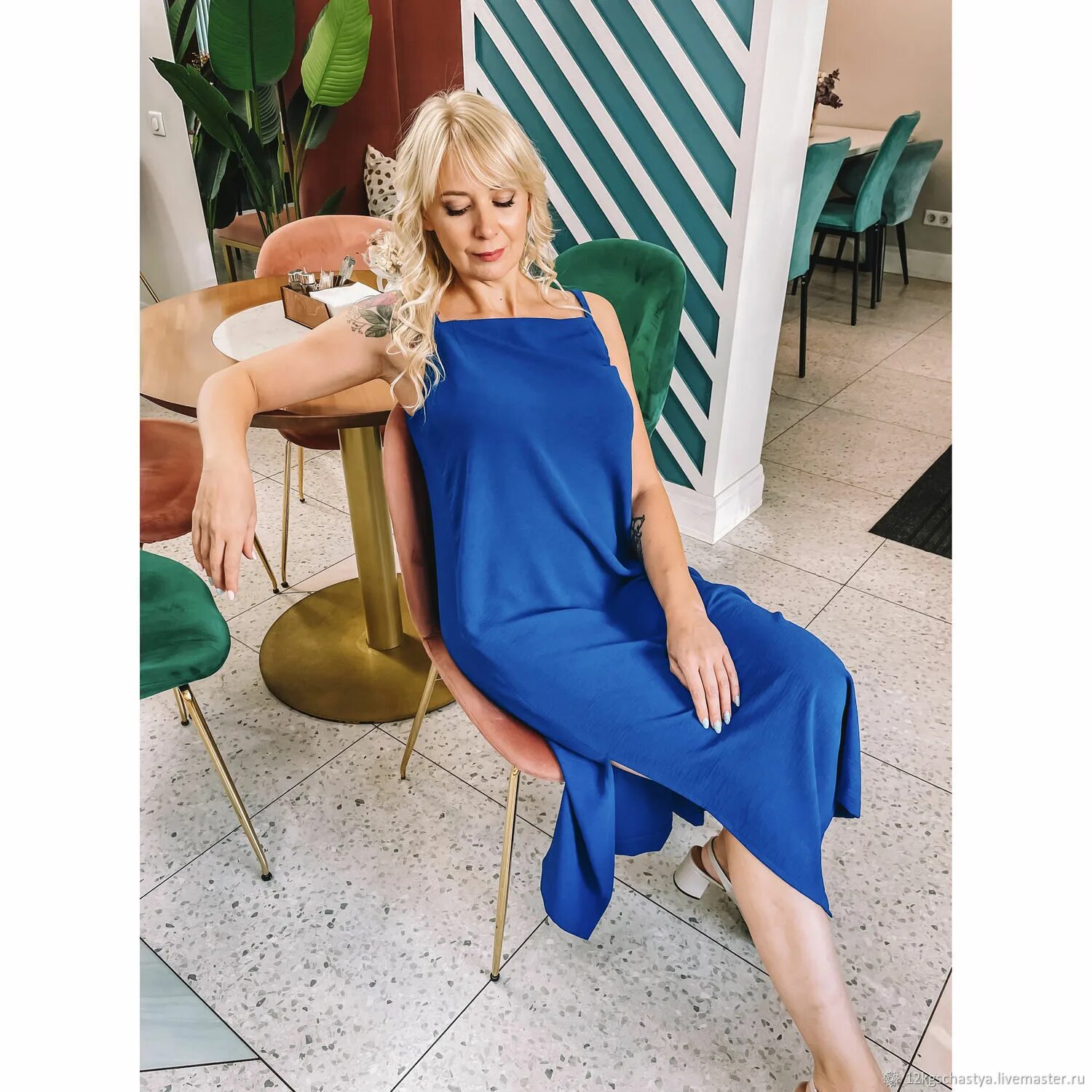 Платья ижевск фото и цены Платье "Затмение" синее купить в интернет-магазине Ярмарка Мастеров по цене 4800