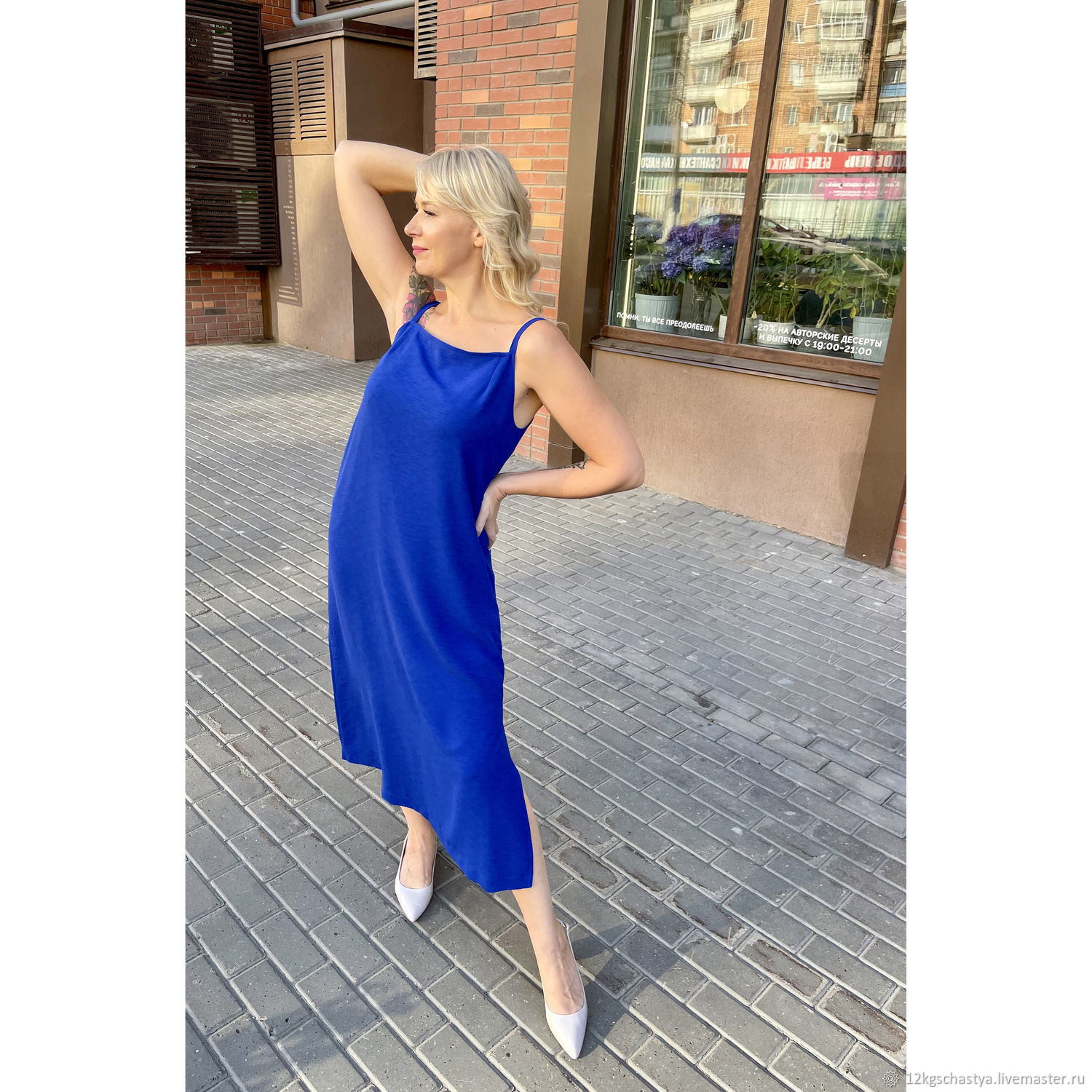 Платья ижевск фото и цены Платье "Затмение" синее купить в интернет-магазине Ярмарка Мастеров по цене 4800