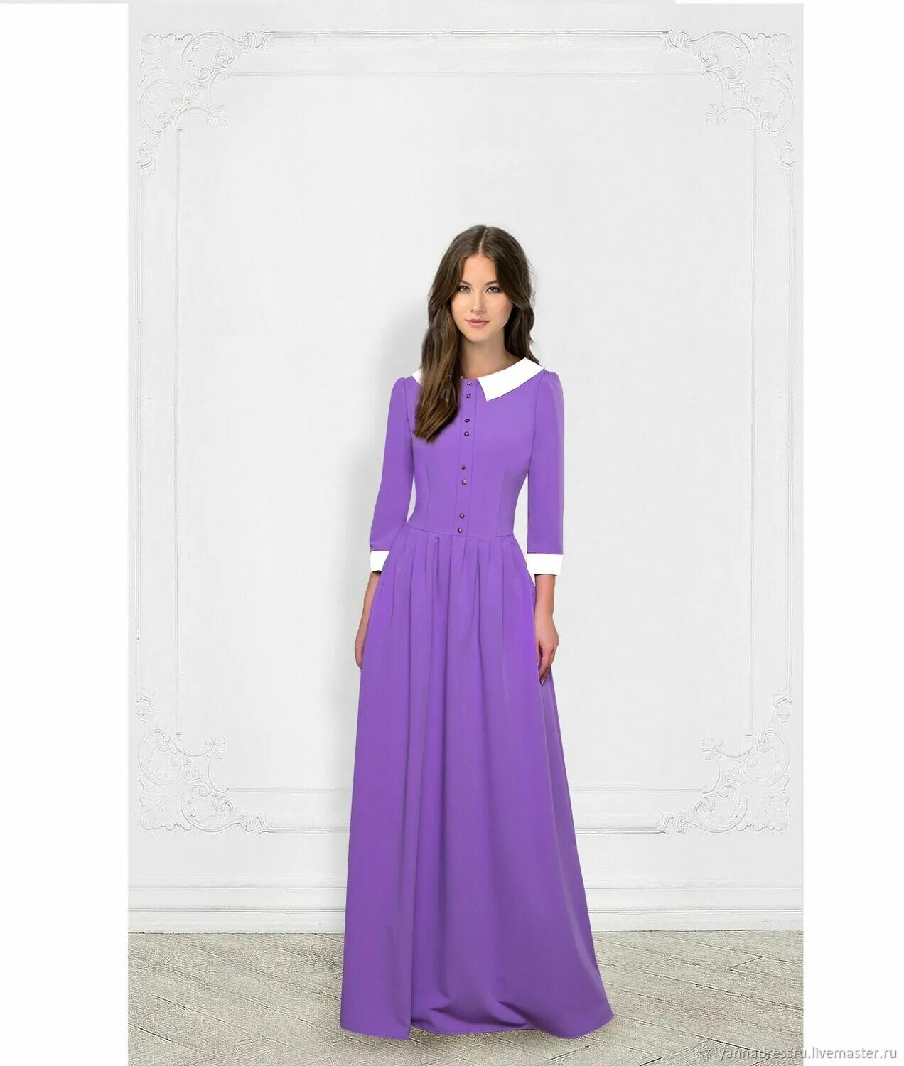 Платья казань фото Платье с воротничком "Business Lady" в интернет-магазине Ярмарка Мастеров по цен