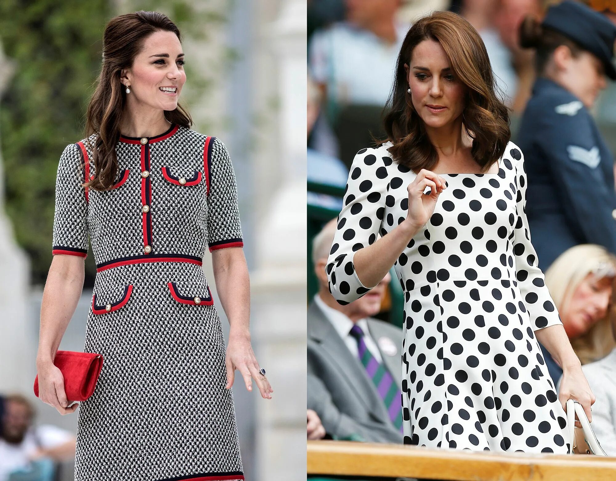 Платья кейт миддлтон фото Kate Middleton debuts sassy new haircut at Wimbledon Kate middleton, Kate middle