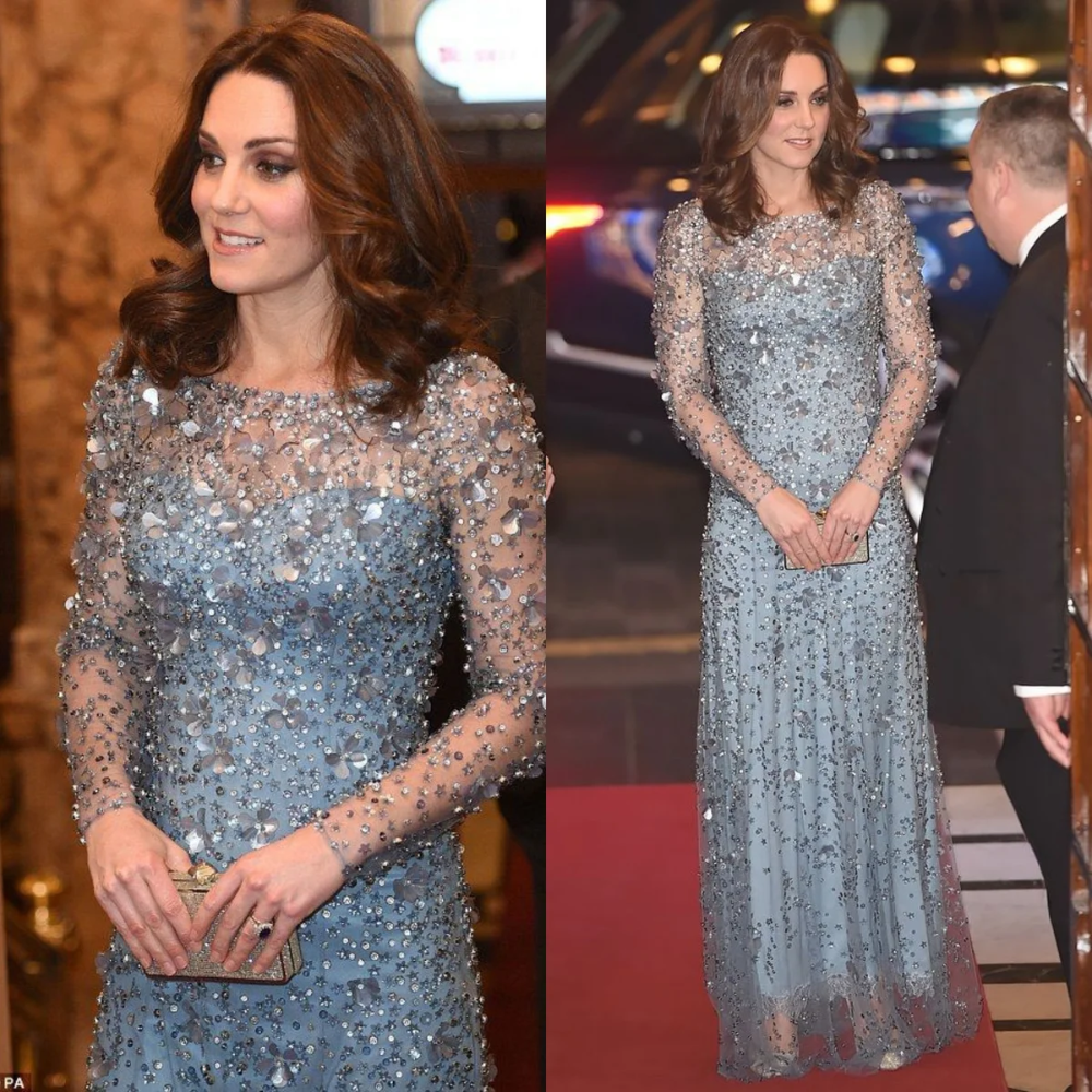 Платья кейт миддлтон фото Кейт Миддлтон во всем блеске: праздничные наряды герцогини Кембриджской Празднич