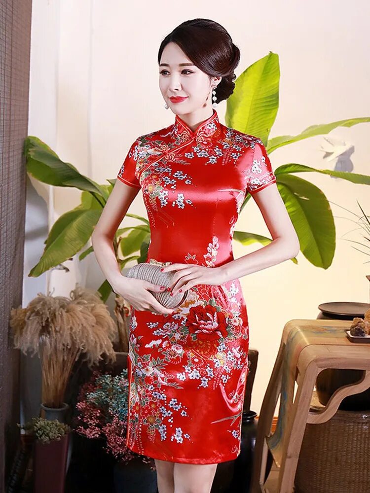 Платья китай фото Чонсам, ципао, китайское платье, костюм Тан, женская юбка, вечерние платья Бадми