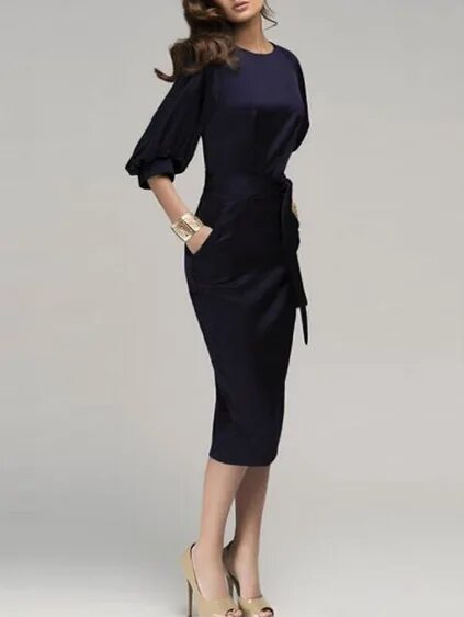 Платья классика фото Платье Домашняя одежда. Офисные платья