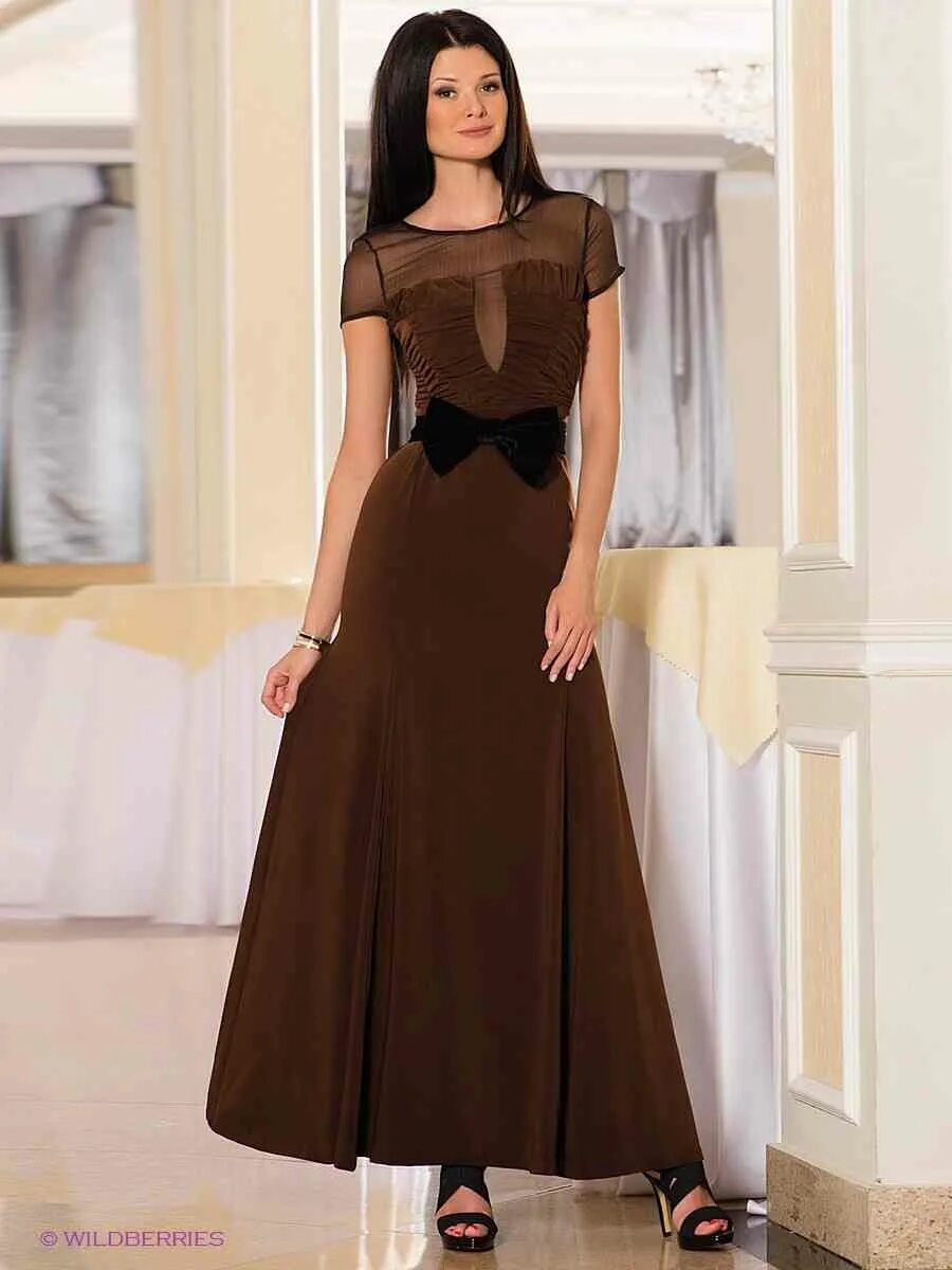 Платья коричневого цвета фото Модные цвета в 2015 году