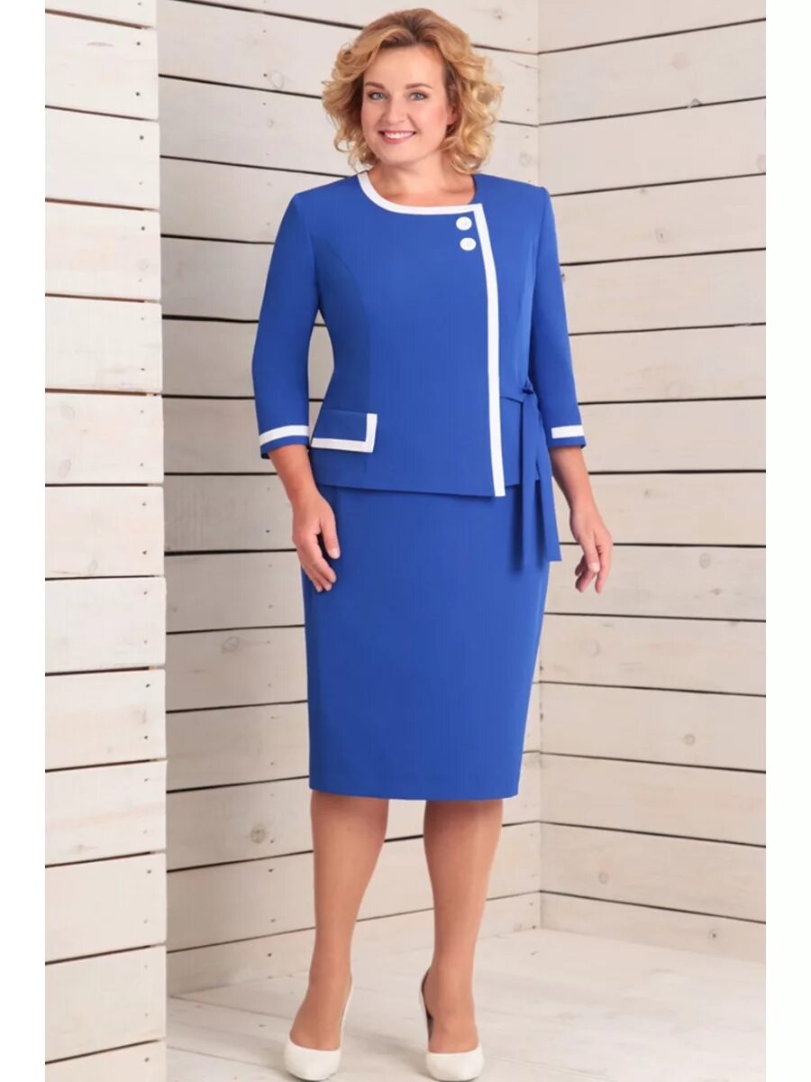 Платья костюмы фото Юбочный костюм Асолия арт: 432633 купить от белорусских производителей за 6312 р